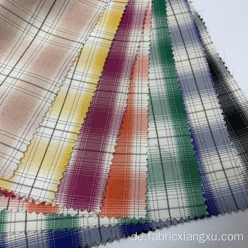 Polyester -Baumwollgarn gefärbt gewebter karantischer Stoff prüfen